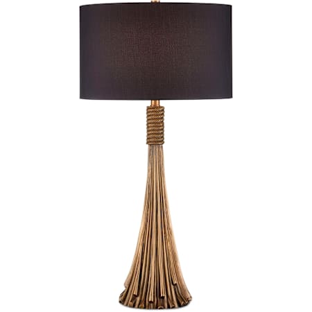 Currey and Company Baroque 33" Tall Buffet Table Lamp Antique Brass