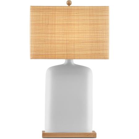 Currey and Company Musing 32" Tall Buffet Table Lamp White / Natural