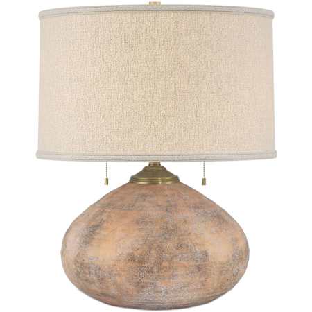 Currey and Company Kenmare 2 Light 25" Tall Buffet Table Lamp Textured Antique Brown