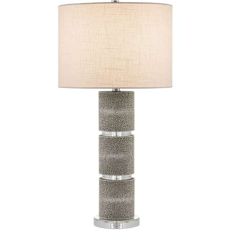 Currey and Company Lofitt 30" Tall Buffet Table Lamp Gray / Clear