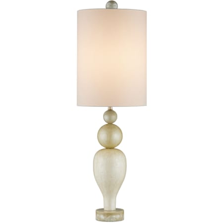 Currey and Company Hutson 37" Tall Buffet Table Lamp Warm Ivory / Light Olive