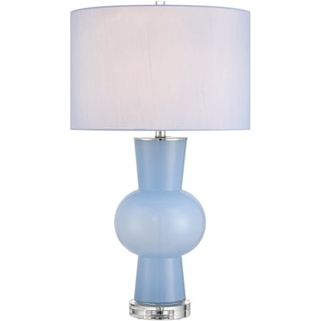 Currey and Company Duende 30" Tall Vase Table Lamp Blue / Clear