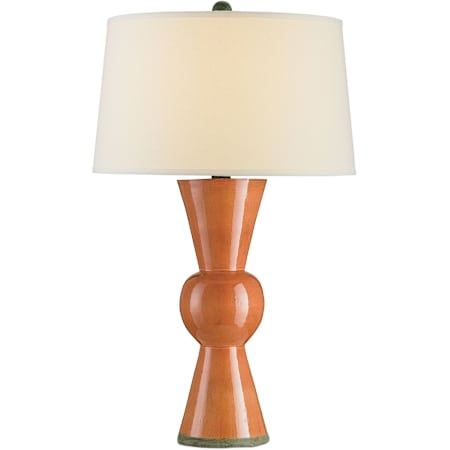 Currey and Company Upbeat 31" Tall Buffet Table Lamp Orange