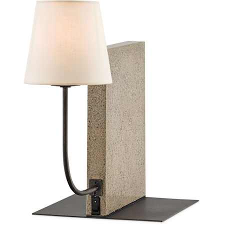 Currey and Company Oldknow 16" Tall Flexible Neck Desk Lamp Polished Concrete / Aged Steel
