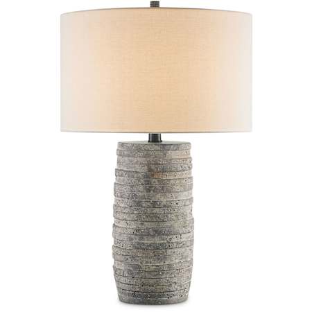 Currey and Company 30" Tall Buffet Table Lamp Rustic