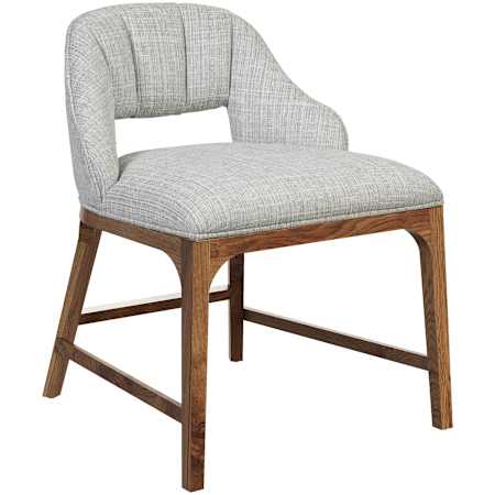 Currey and Company Inga 19" Wide Accent Chair Morel Brown / Greenlight Powder