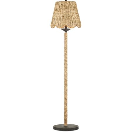 Currey and Company Annabelle 60" Tall Buffet Floor Lamp Natural / Mole Black