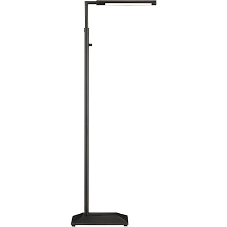 Currey and Company Autrand 47" Tall Oil Rubbed Bronze LED Swing Arm Floor Lamp Oil Rubbed Bronze