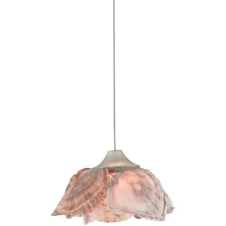 Painted Silver / Silver Leaf / Natural Shell