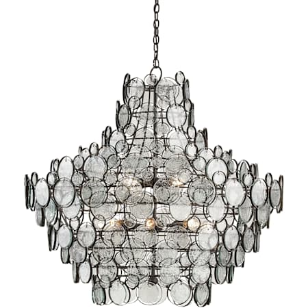 Currey and Company Galahad 12 Light 40" High 1 Tier Chandelier Bronze