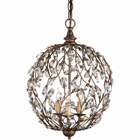 Currey and Company Crystal Bud Sphere Chandelier Cupertino