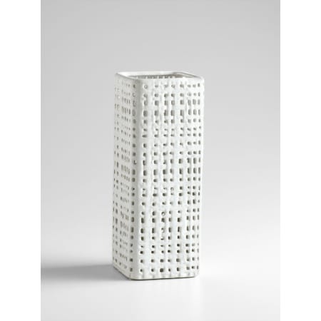 Cyan Design 15.5" Small Cordova Vase White / Cream Glaze