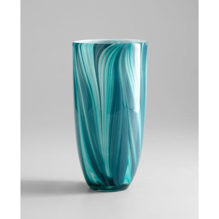 Cyan Design 11.81" Large Turin Vase Turquoise Blue