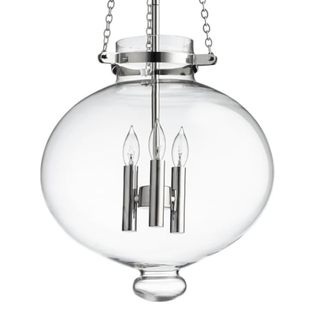 Cyan Design Cydney 3 Light 14" Wide Taper Candle Pendant Chrome