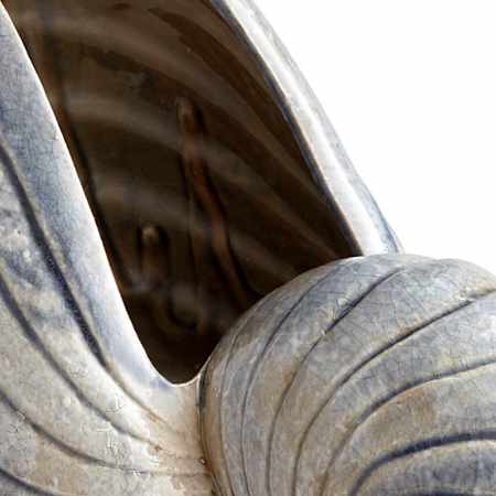 Cyan Design-08700-Close-up View of Rippled Shell Vase 08700