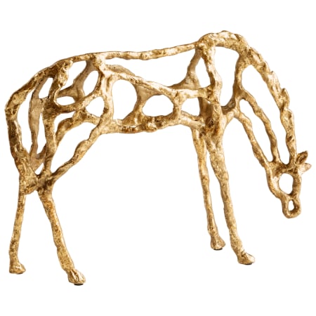 Cyan Design Ponder Iron Horse Statue Gold