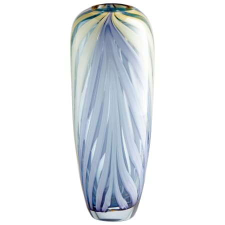 Cyan Design Rhythm 5-1/2" Diameter Glass Vase Purple / Yellow