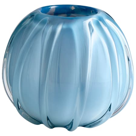 Cyan Design Arctic Chill 9" Diameter Glass Vase Blue