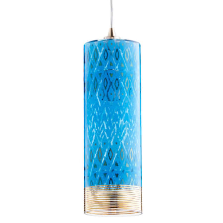 Cyan Design Kaska 5" Wide Mini Pendant Gold / Blue