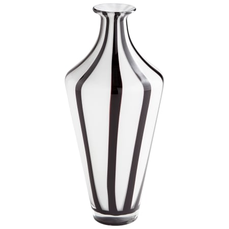Cyan Design Sweeney 6-1/4" Diameter Glass Vase Black / White