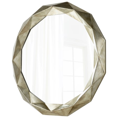 Cyan Design Sweet Harbor 55" Diameter Circular Framed Bathroom Wall Mirror Silver