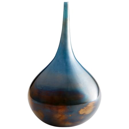 Cyan Design Ariel 9-1/2" Diameter Glass Vase Iridescent Sunset