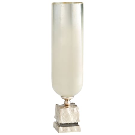 Cyan Design Isadora 6" Diameter Aluminum Vase Nickel / Snow
