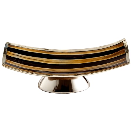 Cyan Design Vector 9-1/2" Wide Aluminum, Horn Tray Brown Blend