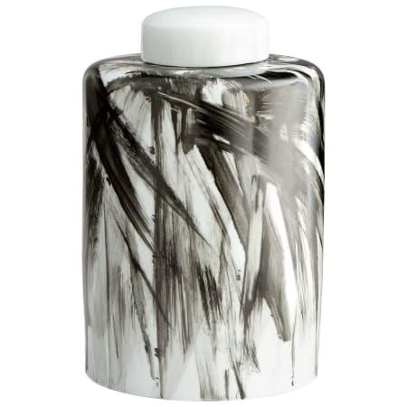 Cyan Design Pollock 10-1/4" Diameter Ceramic Decorative Canister Black / White