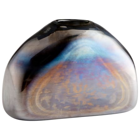 Cyan Design Montague 9-1/2" Wide Glass Vase Iridescent Gunmetal