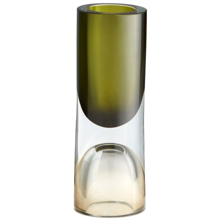 Cyan Design Majeure 4" Diameter Glass Vase Olive / Brown
