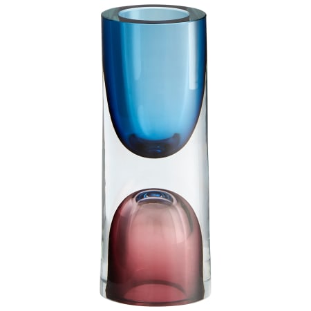 Cyan Design Majeure 3-1/4" Diameter Glass Vase Rose / Blue