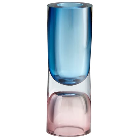 Cyan Design Majeure 4" Diameter Glass Vase Rose / Blue