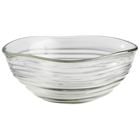 Cyan Design Wavelet 11-1/4" x 11-1/2" Glass Decorative Bowl Clear