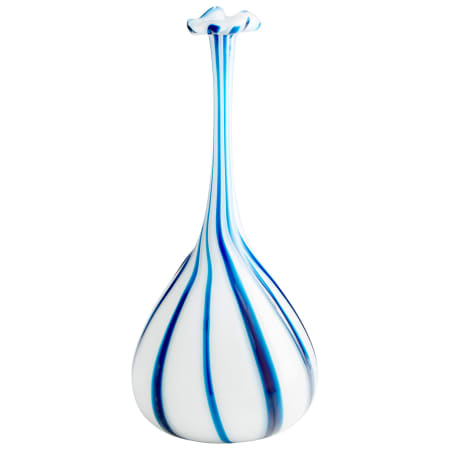 Cyan Design Dulcet 6" Diameter Glass Vase Blue / White