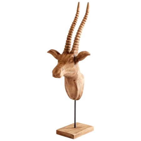 Cyan Design Iron and Wood Alpine Goat Head Statue Natural