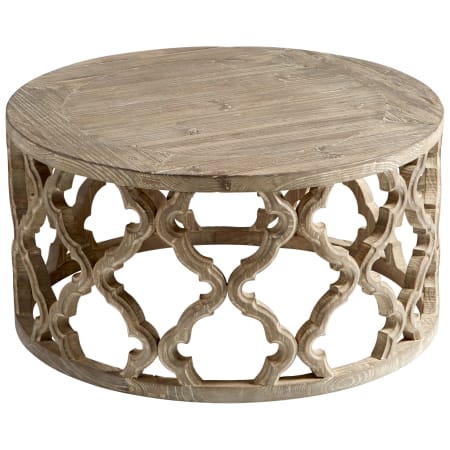 Cyan Design Sirah 31" Diameter Wood Coffee Table Weathered Pine