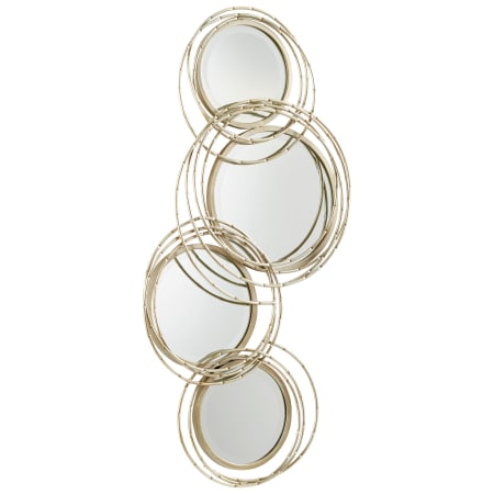 Cyan Design 23-1/2" W x 49-1/2" H Circular Framed Bathroom Mirror Champagne