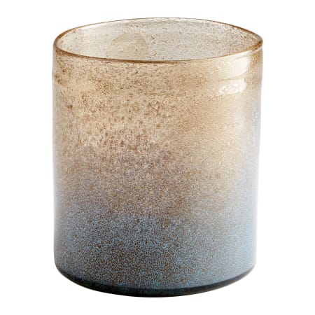 Cyan Design 8" Tall Triton Glass Vase Blue / Gold Dust