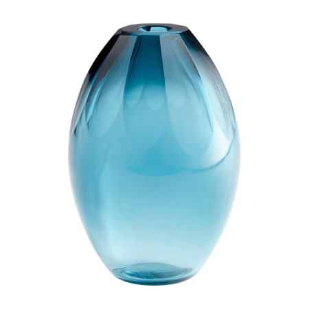 Cyan Design Small Cressida 8-1/2" Tall Glass Vase Blue