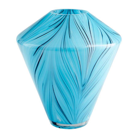 Cyan Design Medium Phoebe 11" Tall Glass Vase Blue