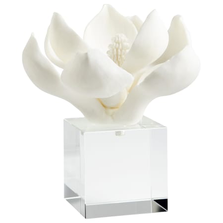 Cyan Design Crystal and Resin Oleander Botanical Statue White