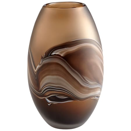 Cyan Design Nina 10-3/4" Tall Glass Vase Amber Swirl