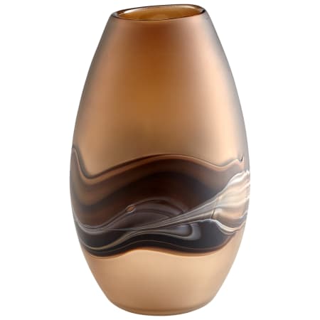 Cyan Design Nina 12-3/4" Tall Glass Vase Amber Swirl
