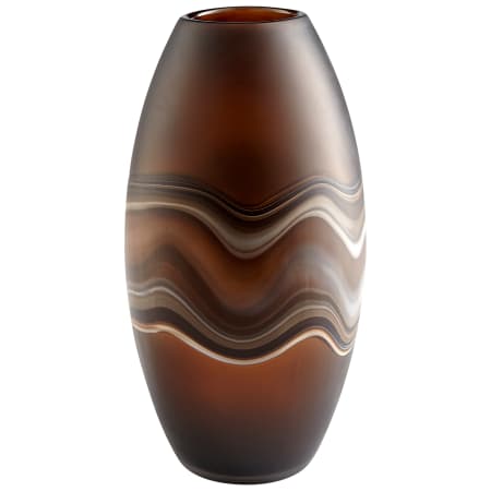 Cyan Design Nina 16" Tall Glass Vase Amber Swirl