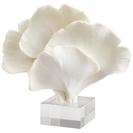 Cyan Design Crystal and Resin Pleasant Palm Botanical Statue White