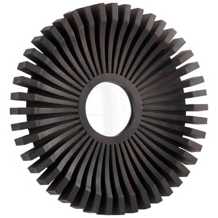 Cyan Design 35-1/2" Diameter Circular Wood Framed Bathroom Mirror Gray