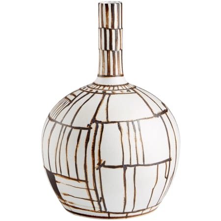 Cyan Design Risse 11-3/4" Tall Porcelain Vase Ebony / White