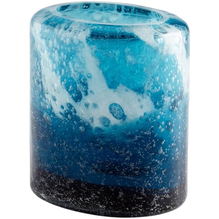 Cyan Design Spruzzo 8" Tall Glass Vase Blue
