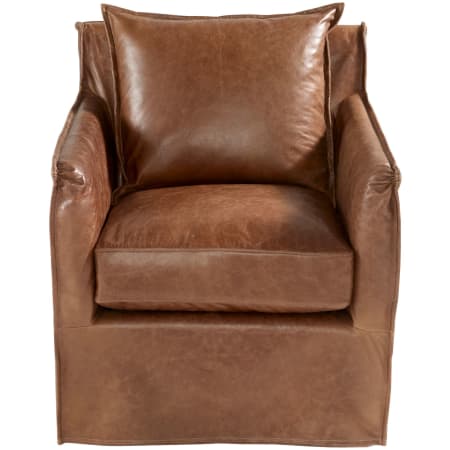 Cyan Design Sovente 32" Wide Leather Framed Arm Chair Brown